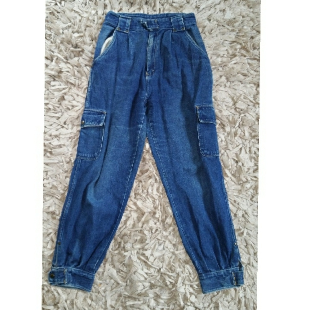Vintage High Waist Sassoon Cargo Jeans